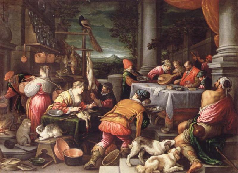 BASSANO, Leandro The poor Lazarus and the rich Prasser